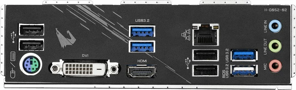 Pllakë amë Gigabyte B550M AORUS ELITE, chipset B550, AM4, DDR4 128GB, mATX, LAN Gigabit, HDMI/DVI, e zezë