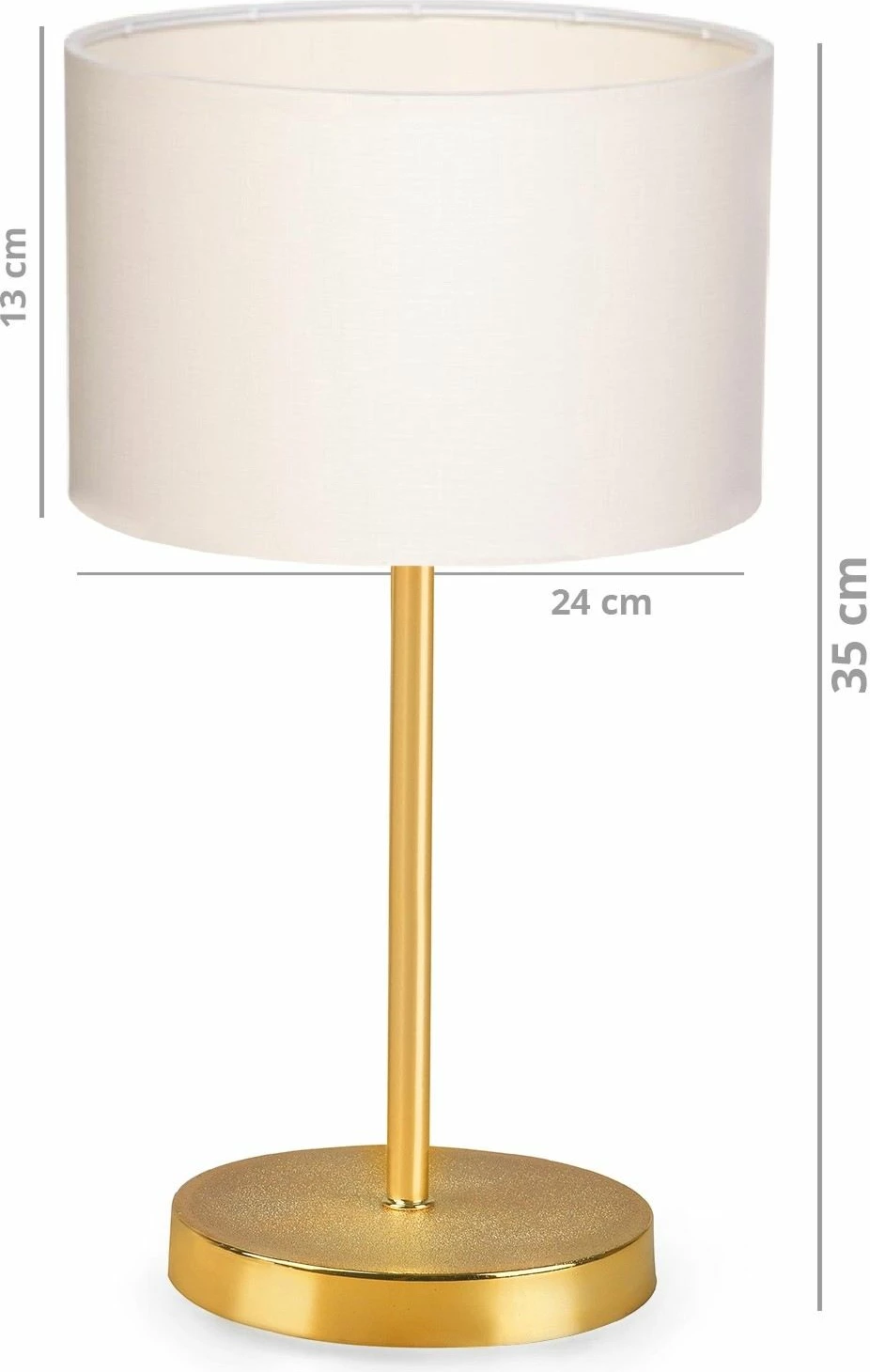 Set llamba tavoline (2 copë), Opviq, AYD - 2605, krem dhe ari