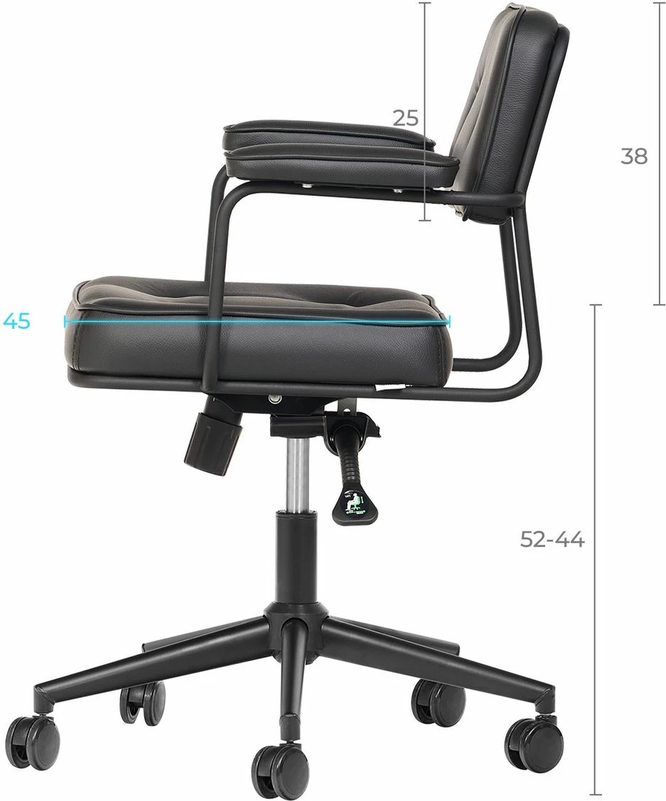 Karrige zyre Skye Decor, Jupi 60, e zezë