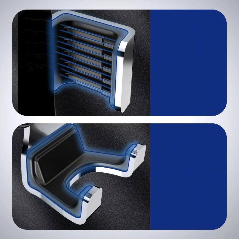 Mbajtës gravitacional për celular Hurtel YC12 për ventilator të ajrit, Blu