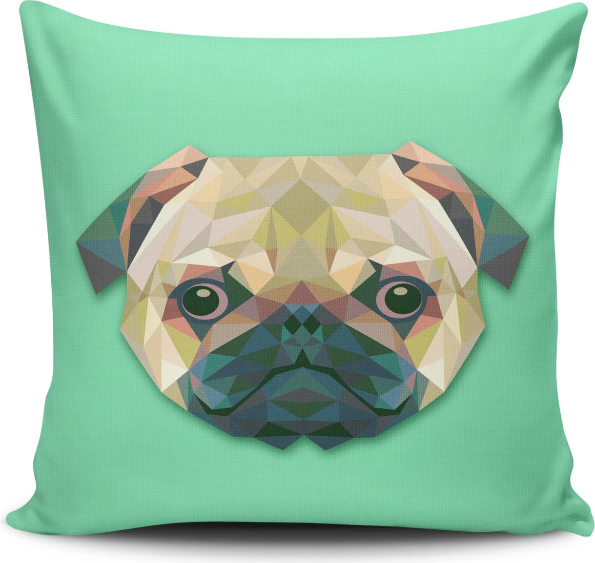 Jastëk dekorativ Aberto Design, shumëngjyrësh, NKRLNT-408, 43x43cm