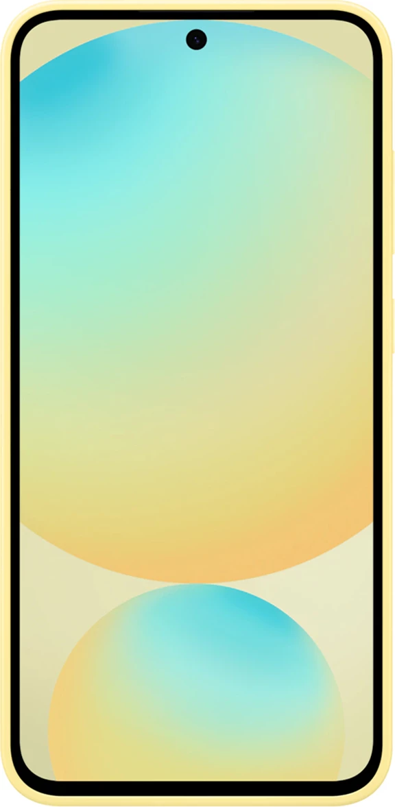 Mbështjellës Samsung EF-PS721CYEGWW për Galaxy S24 FE, silikon, e verdhë