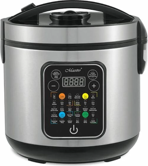 Multicooker MAESTRO MR-794, 5 litra, 900W, ngjyrë çelik satinë/zezë