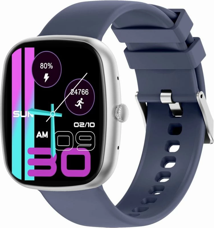 Smartwatch për meshkuj Gravity, blu e zezë