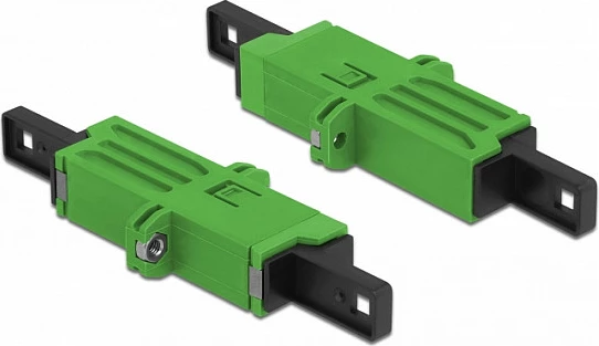 Bashkues fibër optike DeLOCK E2000 Simplex, femër-femër, single-mode, i gjelbër
