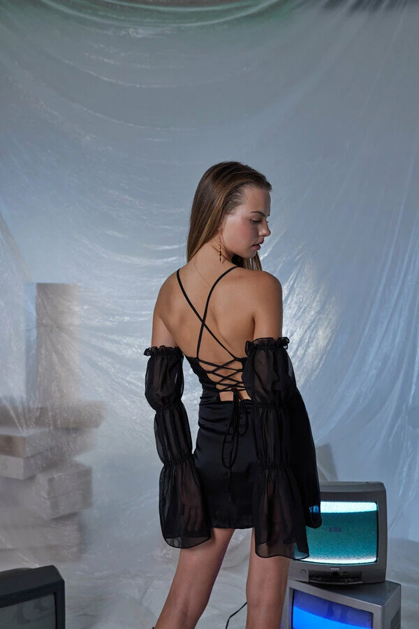 Fustan për femra Holly Lolly, i zi 