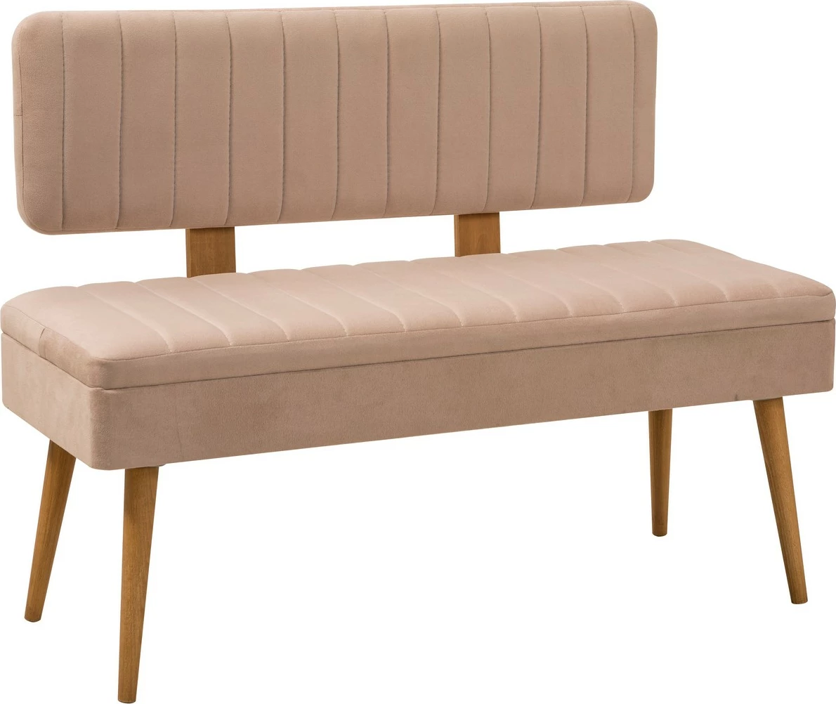 Tavolinë me karrige zgjatëse (6 copë), Hanah Home, Vina - ngjyrë lis Atlantik, Stone