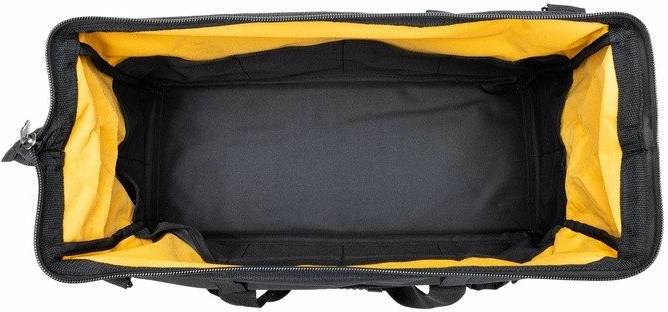Çantë veglash Grunder TB-01 53x20x28 cm, zezë/verdhë