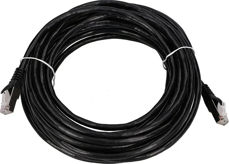 Kabllo rrjeti Extralink Cat5e FTP 10m, RJ-45, e zezë