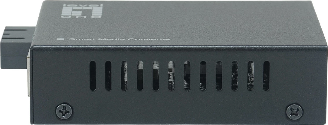 Media konverter Level One RJ45 në SC, Gigabit, multimode 850nm, 500m, i zi