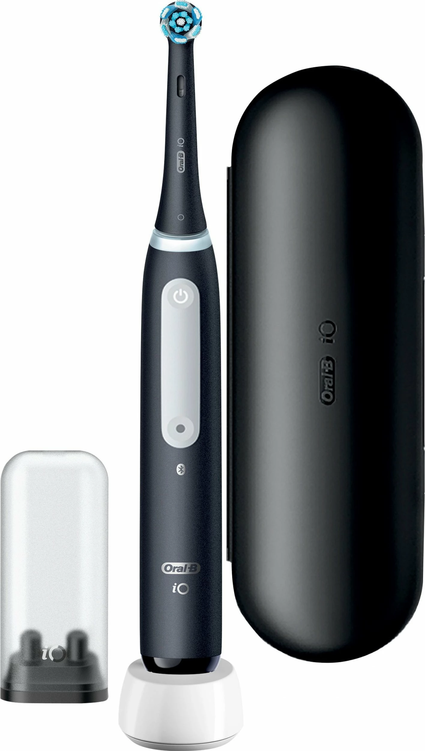 Furçë dhëmbësh elektrike Oral-B iO Series 4, me kasë udhëtimi, 1 kokë, e zezë mat