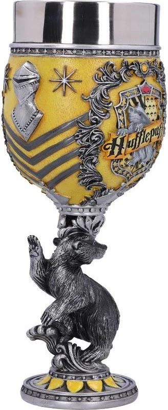 Krigë koleksionuese NEMESIS NOW Harry Potter Hufflepuff, e derdhur në rrëshirë dhe e pikturuar me dorë, verdhë/zezë
