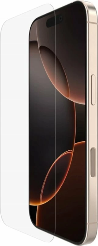 Xham mbrojtës Belkin ScreenForce InvisiGlass për iPhone 16 Pro, 9H, 0.29 mm, 1 copë
