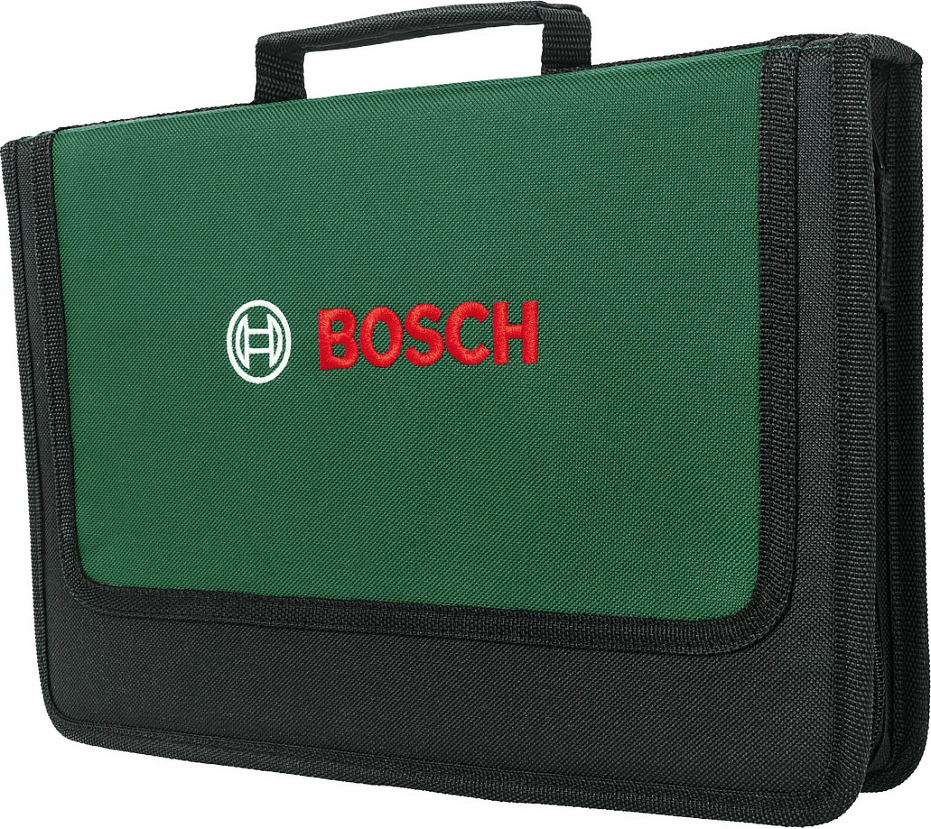 Set veglash dore Bosch Universal, 25 pjesë, me çantë, i gjelbër