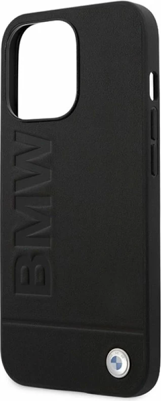 Etui BMW Signature Logo Imprint Magsafe për iPhone 14 Pro, e zezë