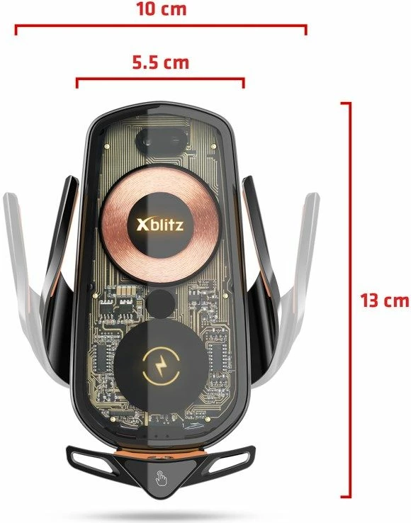 Mbajtës telefoni për makinë Xblitz, i zi