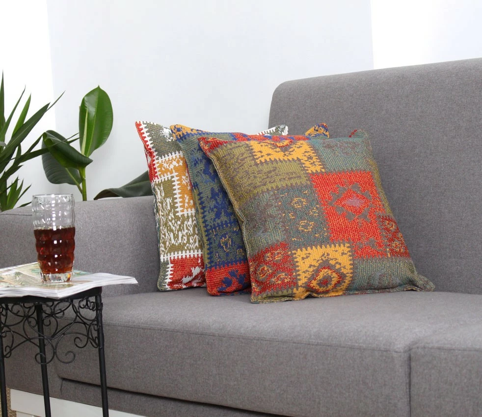 Jastëk Evila Originals, dizajn qilimi, shumëngjyrësh, 50x50cm