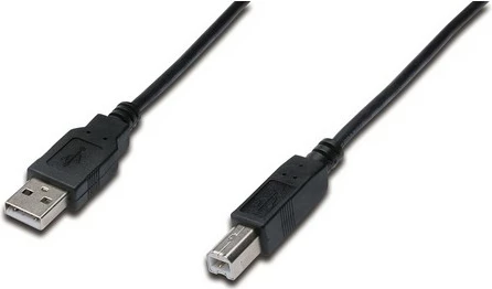 Kabllo USB 2.0 Digitus 3m, Type-A në Type-B, e zezë