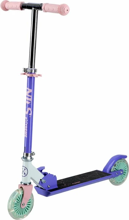 Trotinet Nils Extreme HD120L LED, violet