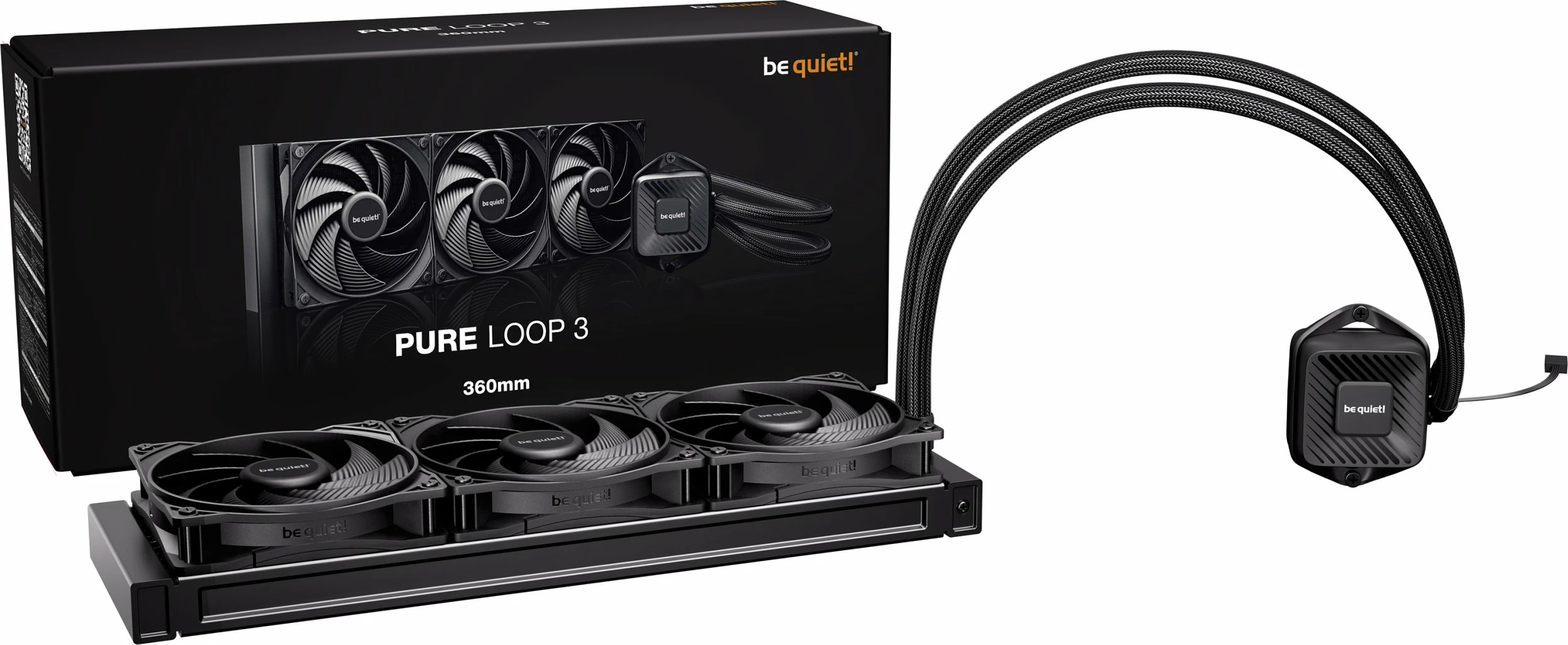 Ftohje me ujë AIO be quiet! Pure Loop 3 360mm (BW029EU), e zezë