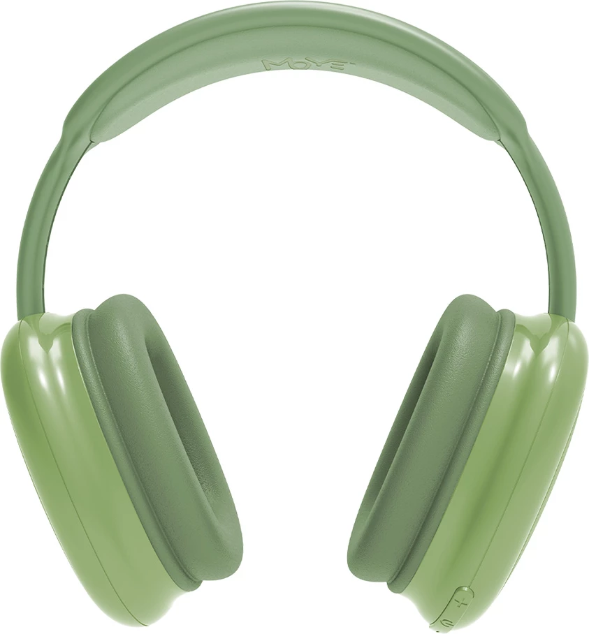 Kufje wireless Moye Stellar BT, Bluetooth 5.3, me mikrofon, bateri 300 mAh, deri 36 orë, të gjelbra