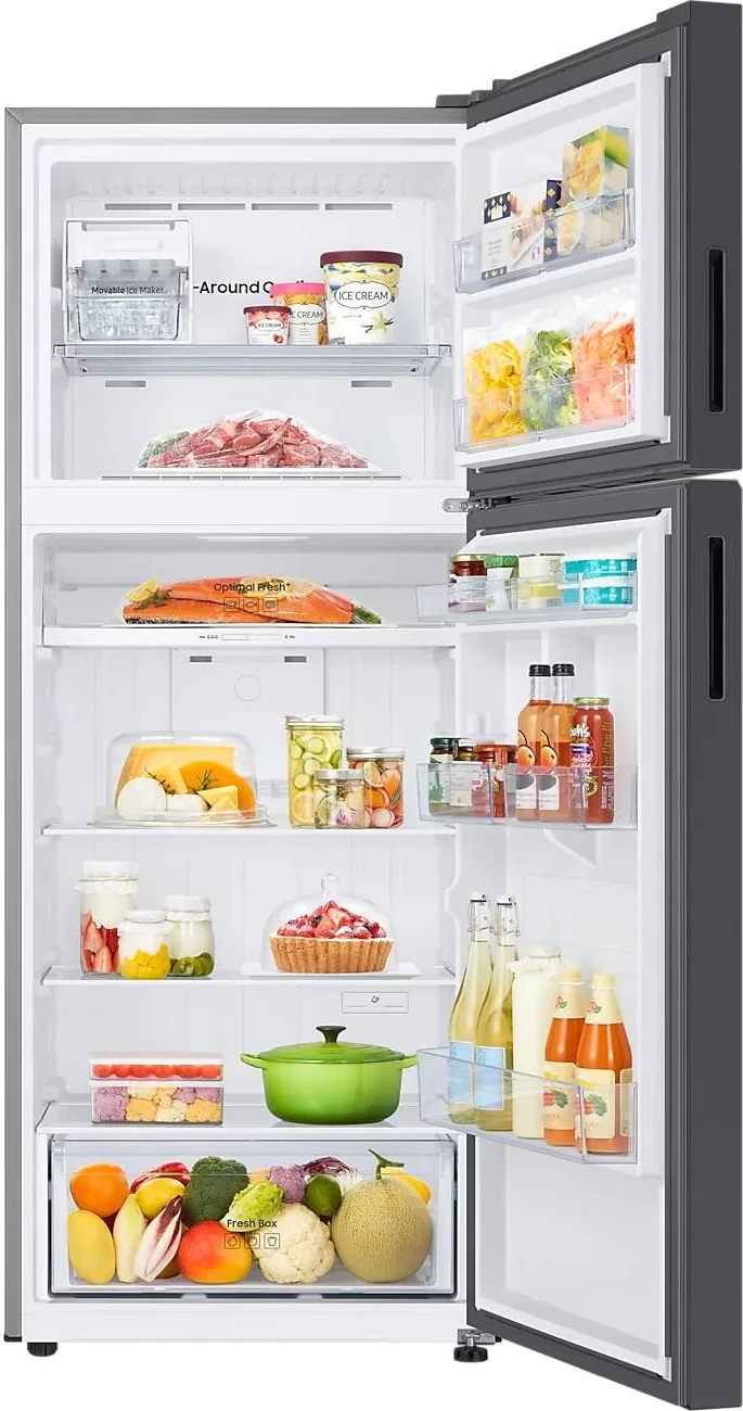 Frigorifer i kombinuar, Samsung, RT42CB662412EO, 415 L, 178.5x70 cm, klasa energjie E, BESPOKE, Clean White