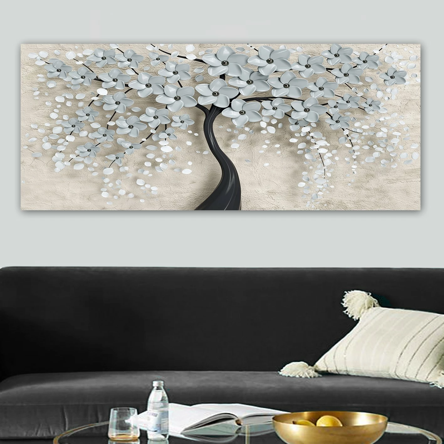 Pikturë dekorative në kanavacë, shumëngjyrëshe, Wallity YTY1392043274_50120, 50x120cm