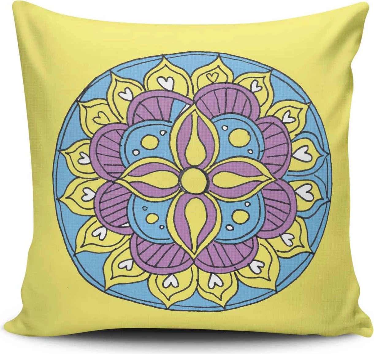 Jastëk mbulesë Aberto Design, MANDALA-09, pa mbushje
