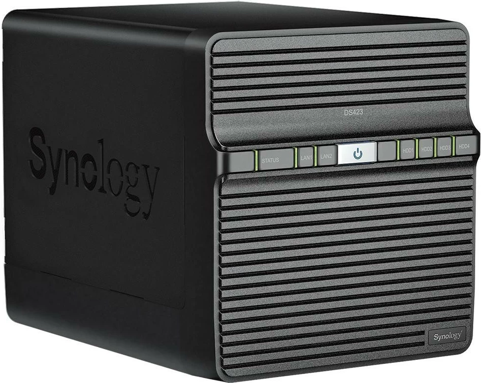 NAS Synology DS423+ 2x HAT3300-6T, 12TB, e zezë