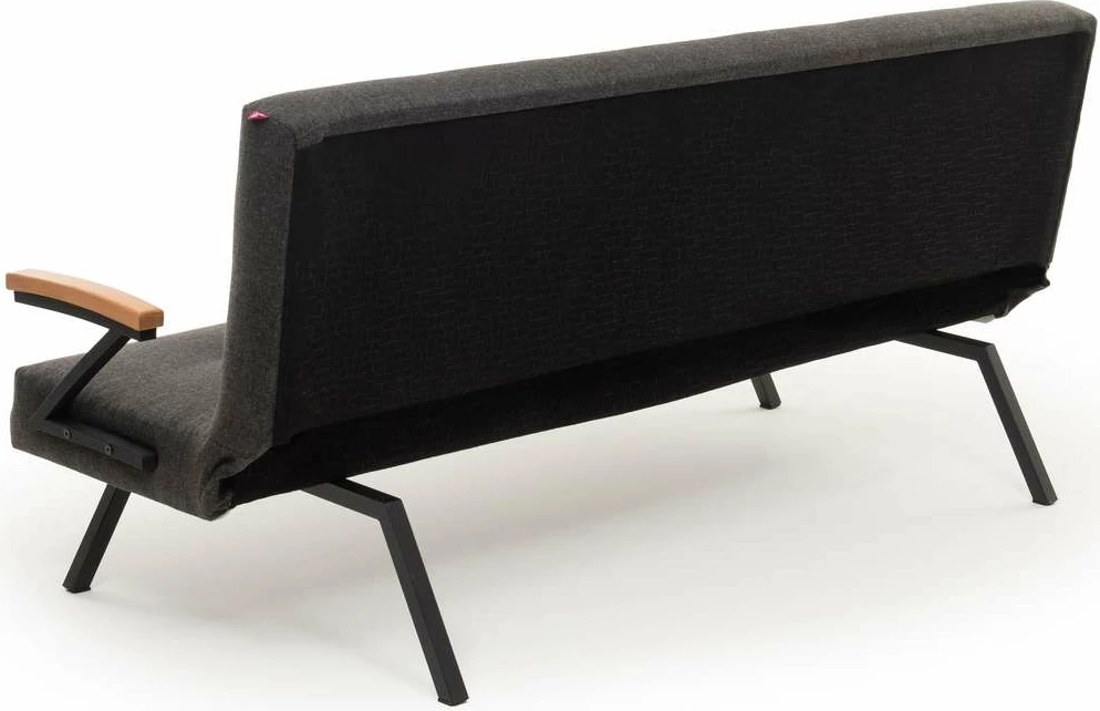 Divan-krevat 3 vende, Atelier del Sofa, Zven, ngjyrë gri e errët