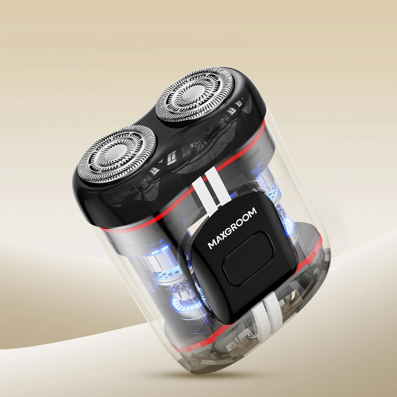 Makinë rroje MAXGROOM M-501, 8000 RPM, IPX7, 400 mAh, USB-C, portokalli, në kuti