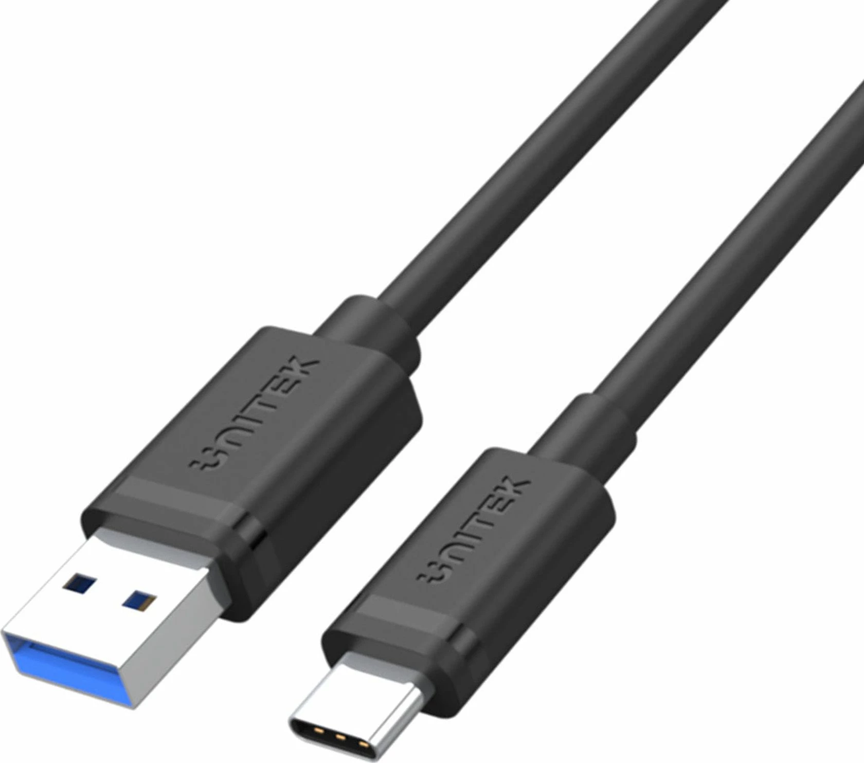 Kabllo USB Unitek C14103BK-2M USB-A në USB-C 2m USB 3.1 Gen1 5Gbps 2A e zezë