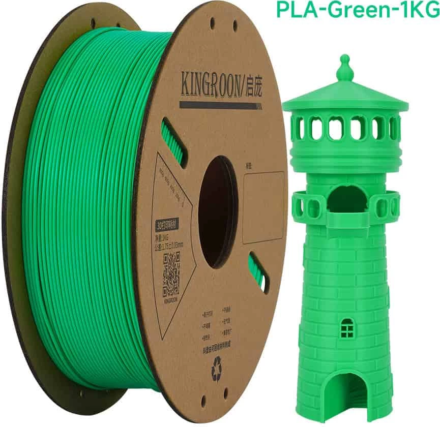 Kingroon Printer Filament (Gjelbërt)