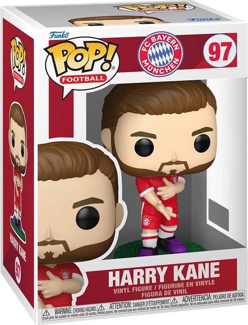 Figurinë Funko POP! Football Bayern Munich Kane, vinyl, e kuqe