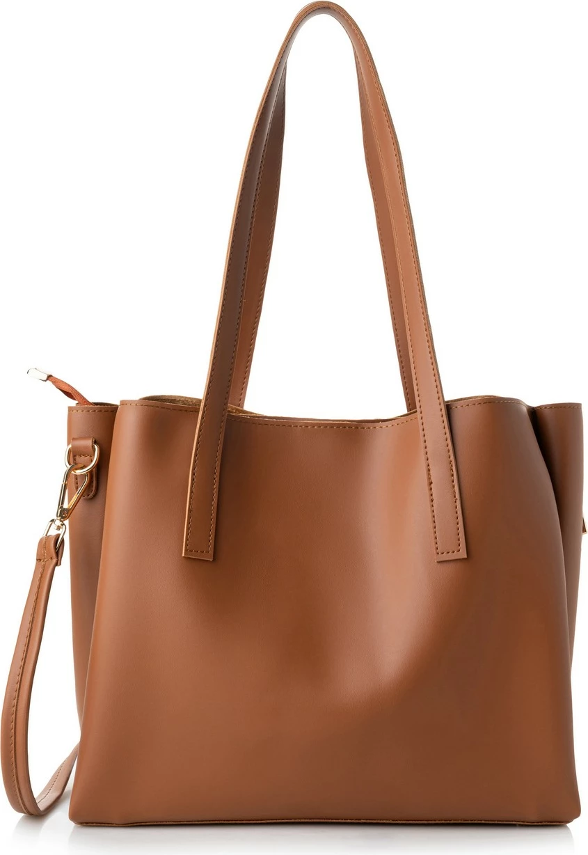 Çantë tote Lucky Bees, ngjyrë tan, 1257