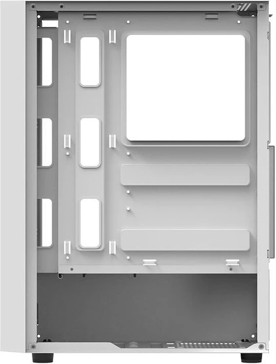 Kasë Darkflash A290, Middle Tower, xham i temperuar, pa ventilatorë, e bardhë