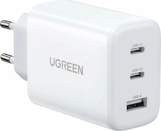 Karikues rrjeti Ugreen CD275 65W 2x USB-C + 1x USB-A, i bardhë