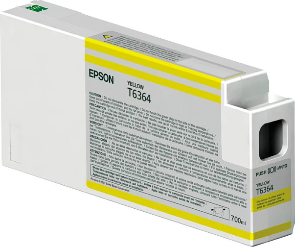 Kartushë boje Epson UltraChrome HDR T636400 (C13T636400), 700 ml, e verdhë