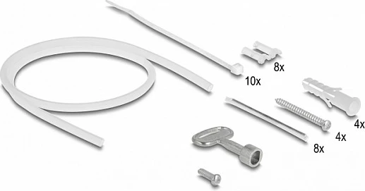 Kuti shpërndarëse fiber optik DeLOCK 8-Port, IP65, për brenda/jashtë, e bardhë