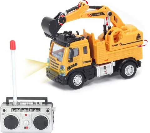 Lodër për fëmijë kamion me telekomandë Digger Truck