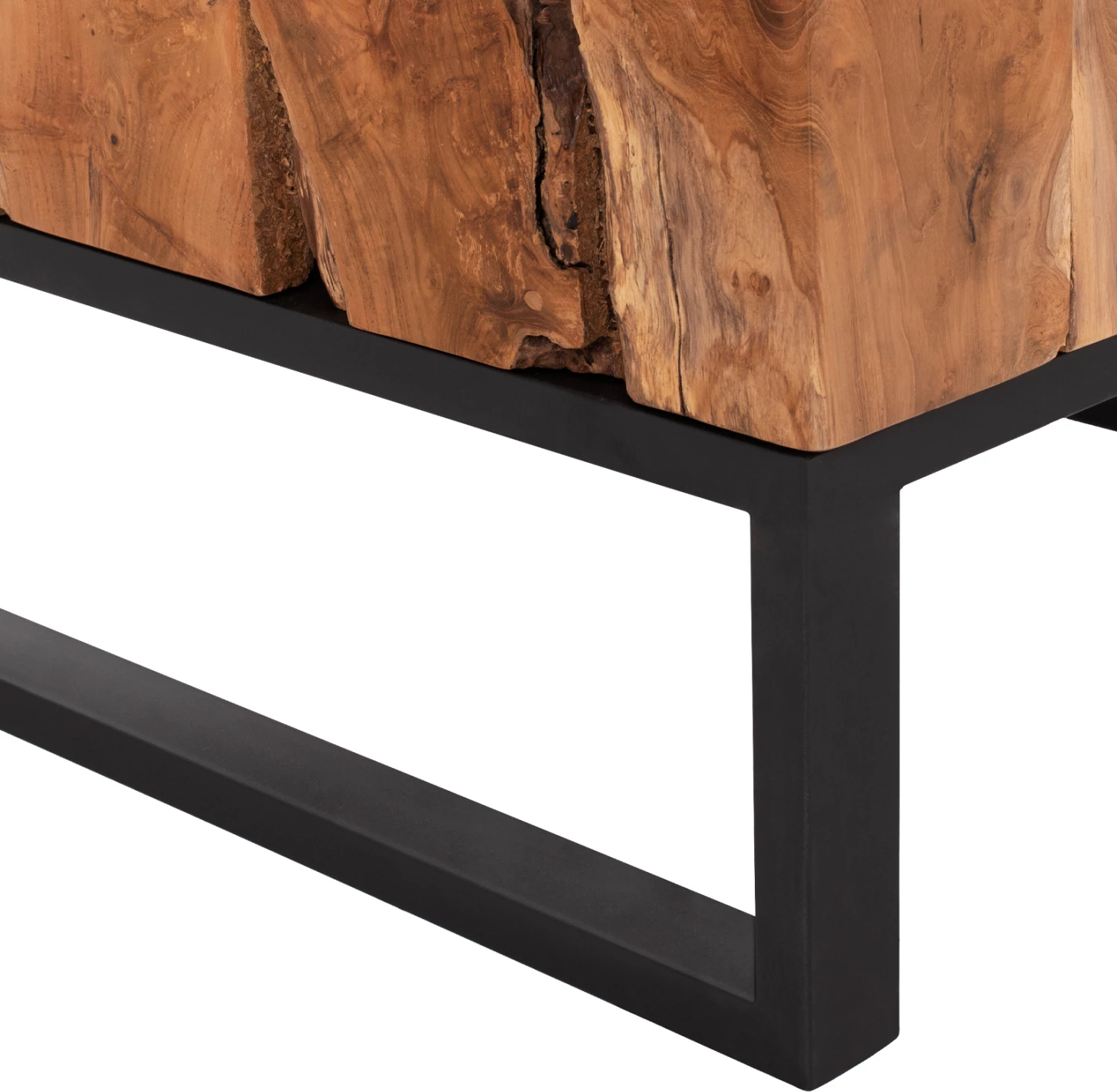 Tavolinë kafeje katrore, ngjyrë druri natyral, FH9354, 80x80x48H