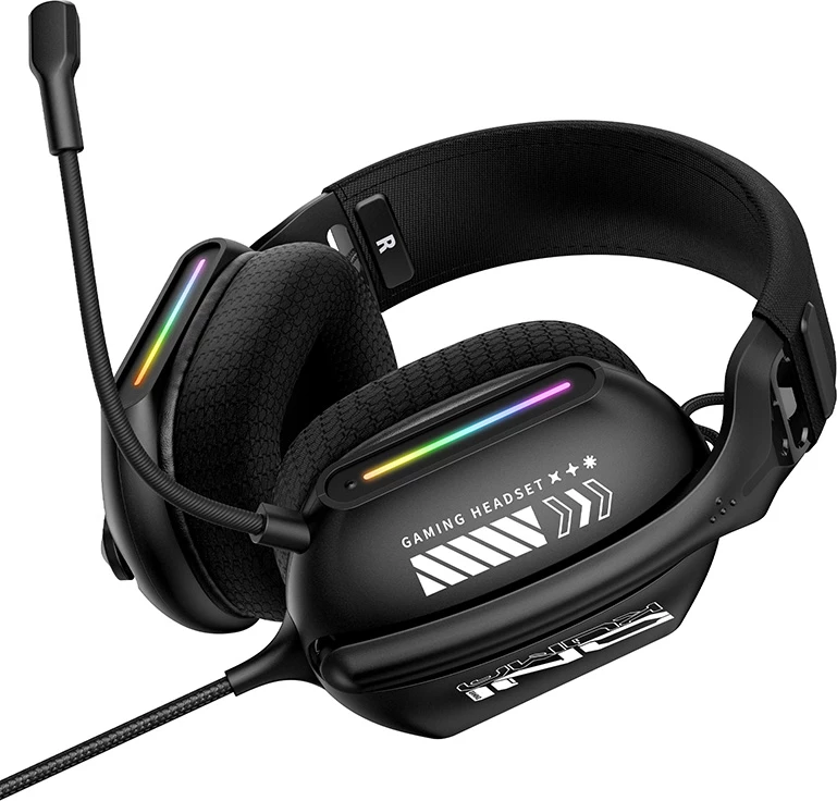 Kufje gaming, ONIKUMA X12, drejtues 40 mm, mikrofon 360° omnidireksional, USB + 3.5 mm, RGB