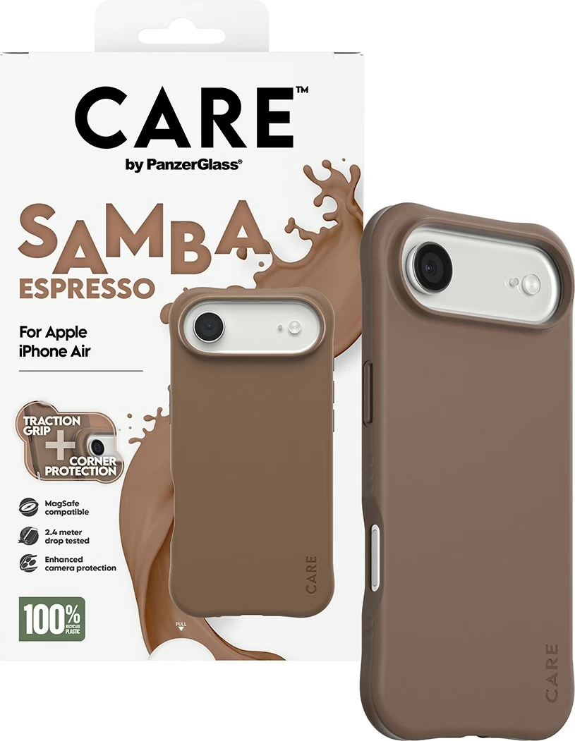 Mbështjellës PanzerGlass CARE MagSafe për iPhone, Air Espresso