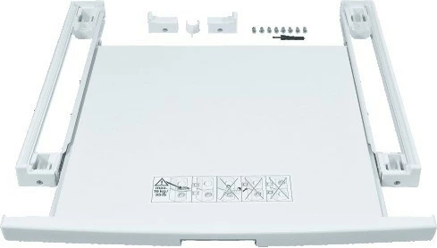 Lidhës për lavatriçe dhe tharëse Bosch WTZ11400, me sirtar tërheqës, i bardhë