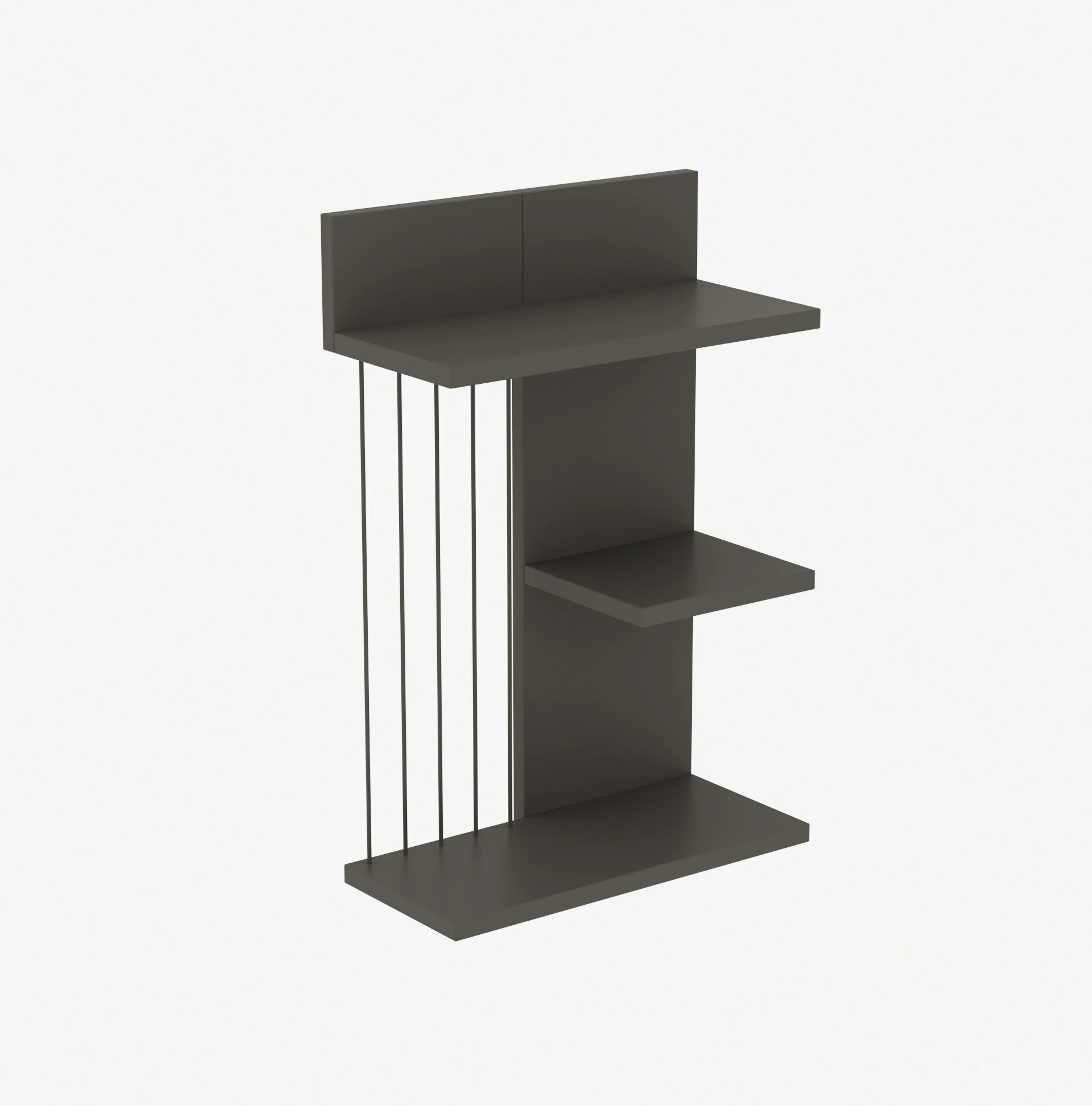 Raft muri Hanah Home, Kinik, ngjyrë antracit