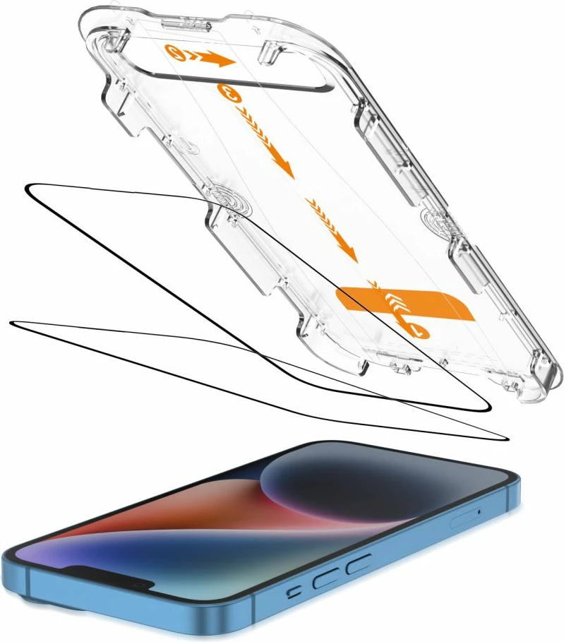 Mbrojtës ekrani Tech-Protect Quick Set+ për iPhone 13 / 13 Pro / 14, 2 copë