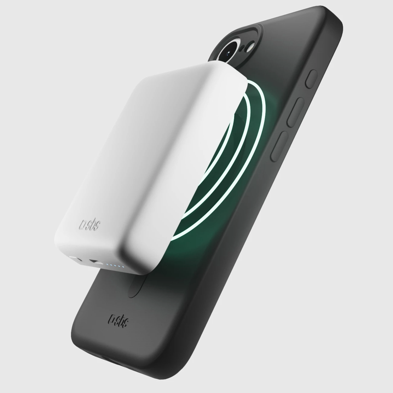 Mbështjellës SBS Instinct Mag për iPhone 16e/17e, MagSafe, TPU + mikrofibër, 20 g, i zi
