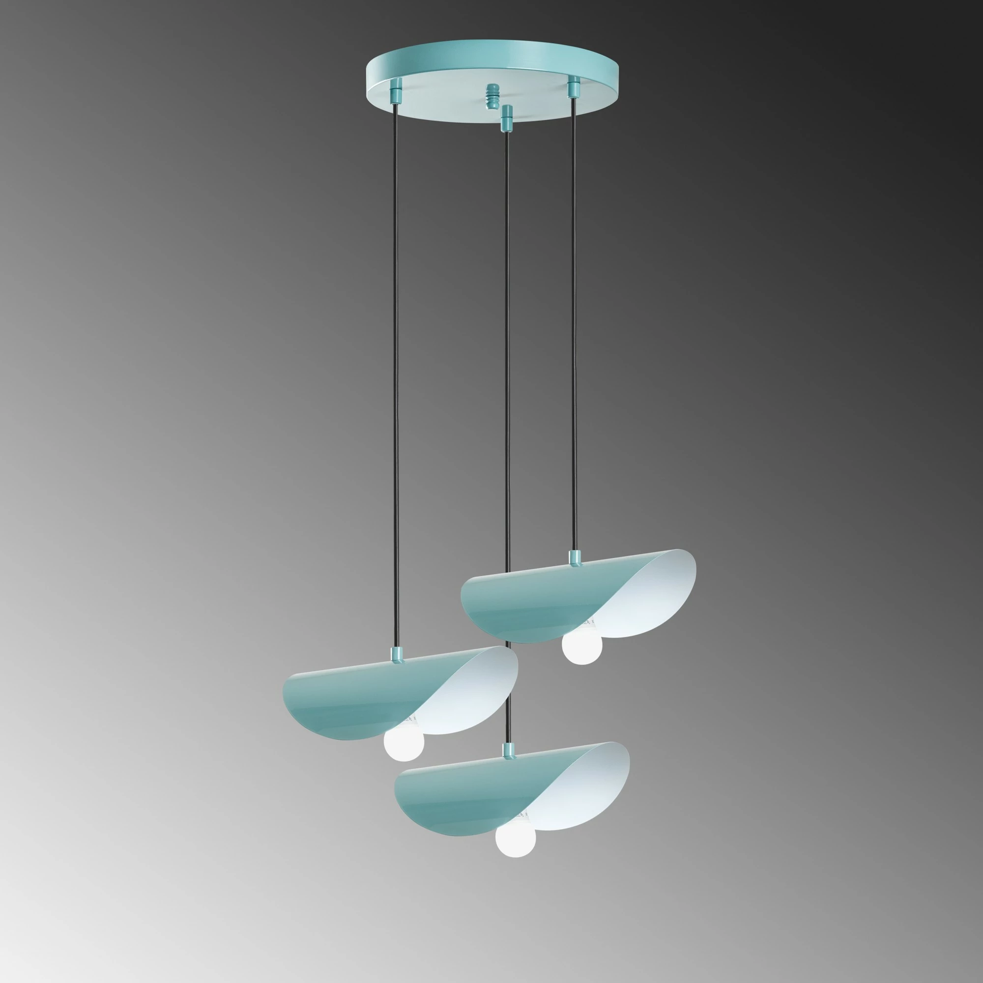 Llambë tavani Opviq, Eger - Mr - 964, ngjyrë turquoise