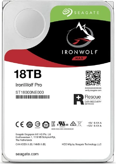 Hard disk Seagate IronWolf Pro ST18000NT001, 18TB, 7200RPM, 256MB