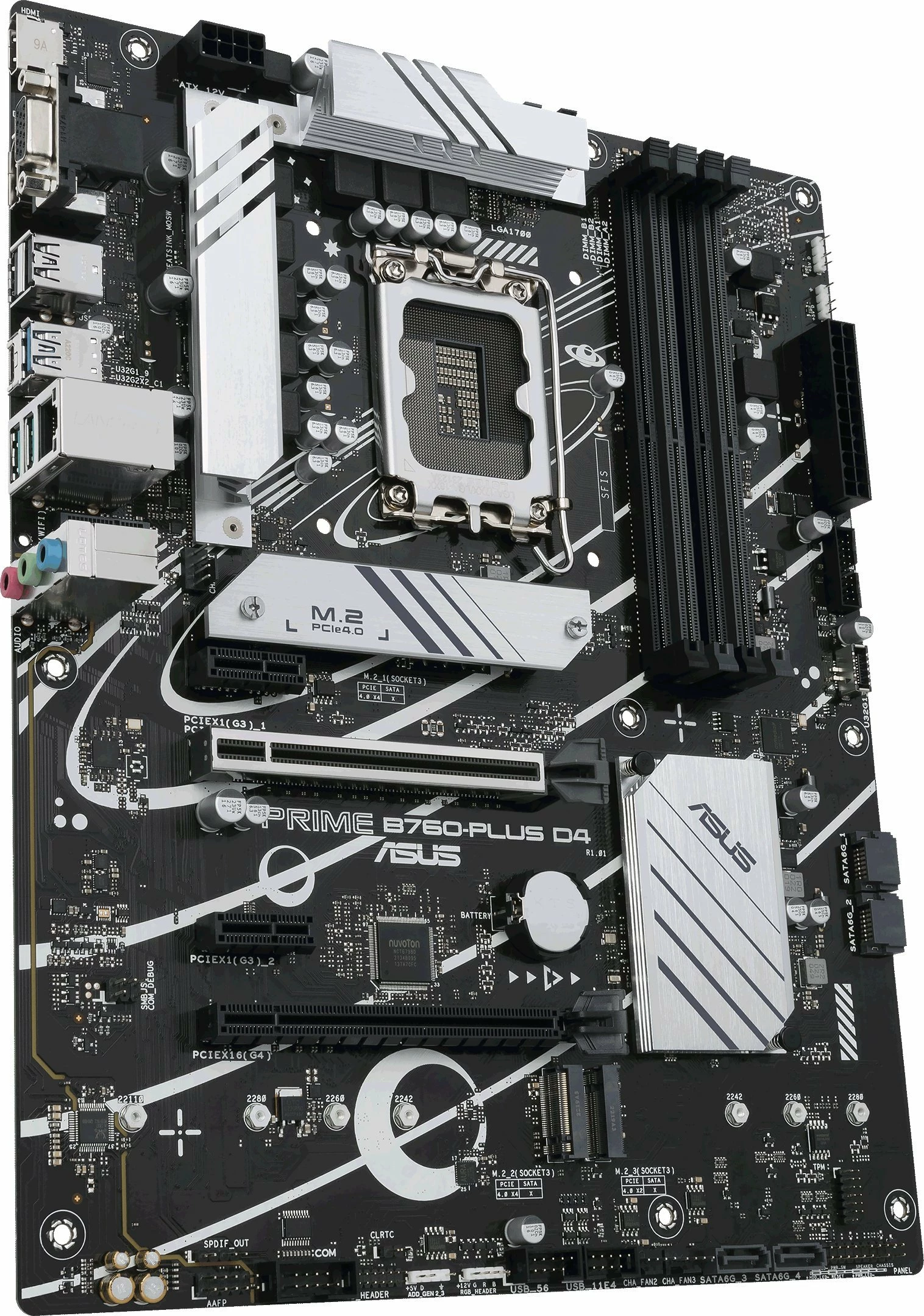 Pllakë amë Asus PRIME B760-PLUS D4 ATX DDR4 128GB